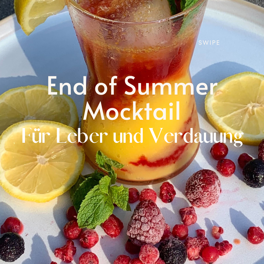 Mocktail gefällig? Mit diesem Rezept unterstützt du Leber und Verdauung